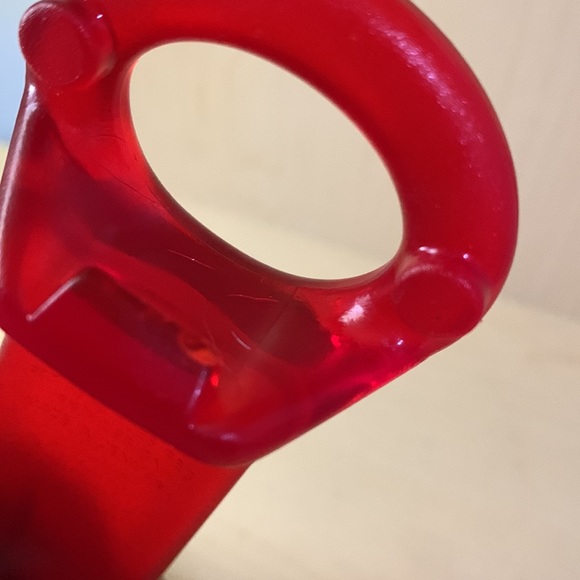 BRIX JarKey Jar Opener Semi Translucent Red 5" - Made in Denmark - Picture 10 of 10